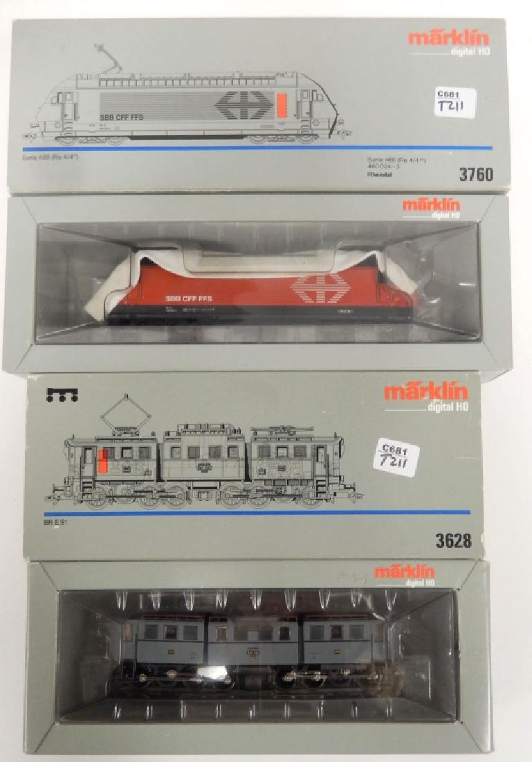 Marklin digital HO 3628 BR E 91 electric engine and 460 (1 of 3)