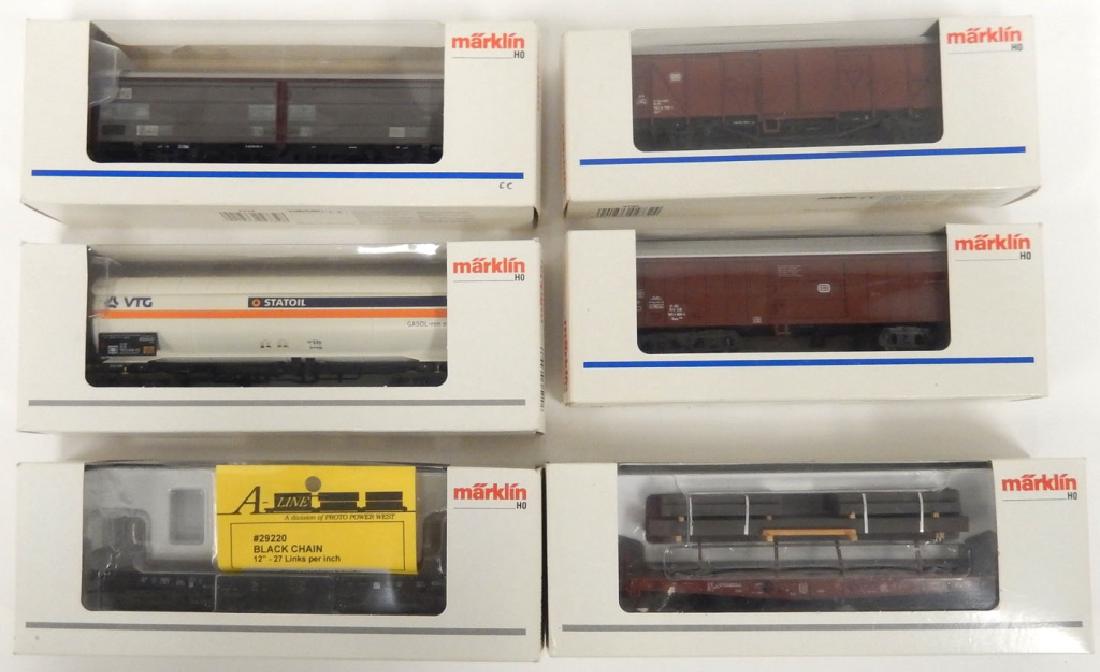 Six Marklin train cars (1 of 4)