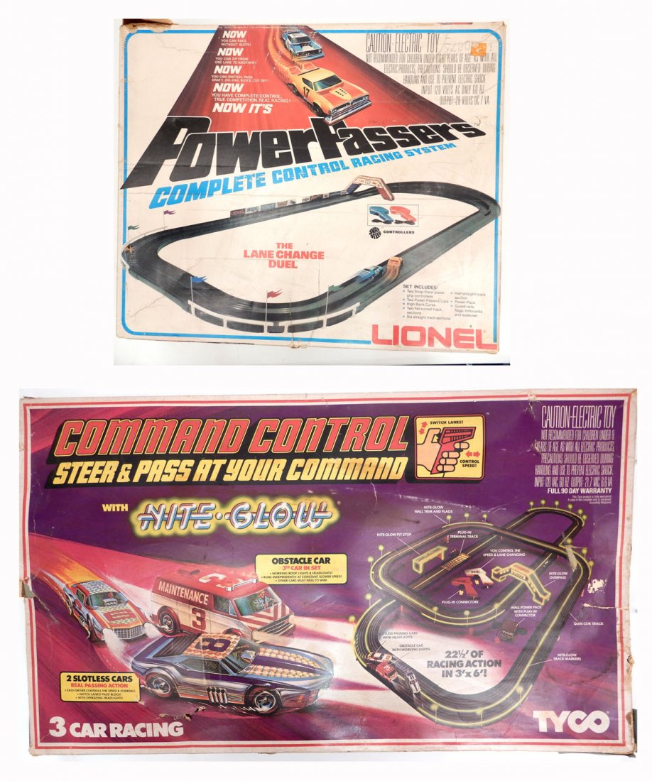 Two slot car racing sets in boxes (1 of 4)