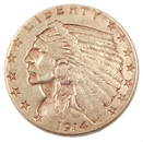 1914 US $2.50 dollar gold piece