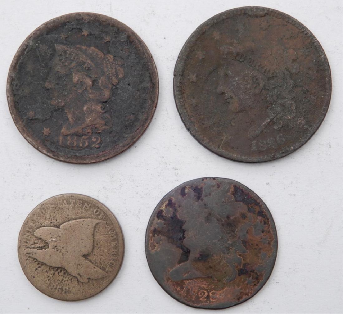 Large cents, half cent, and Flying Eagle cent (1 of 2)
