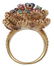 18k gold ruby, emerald, sapphire and diamond cocktail - 3