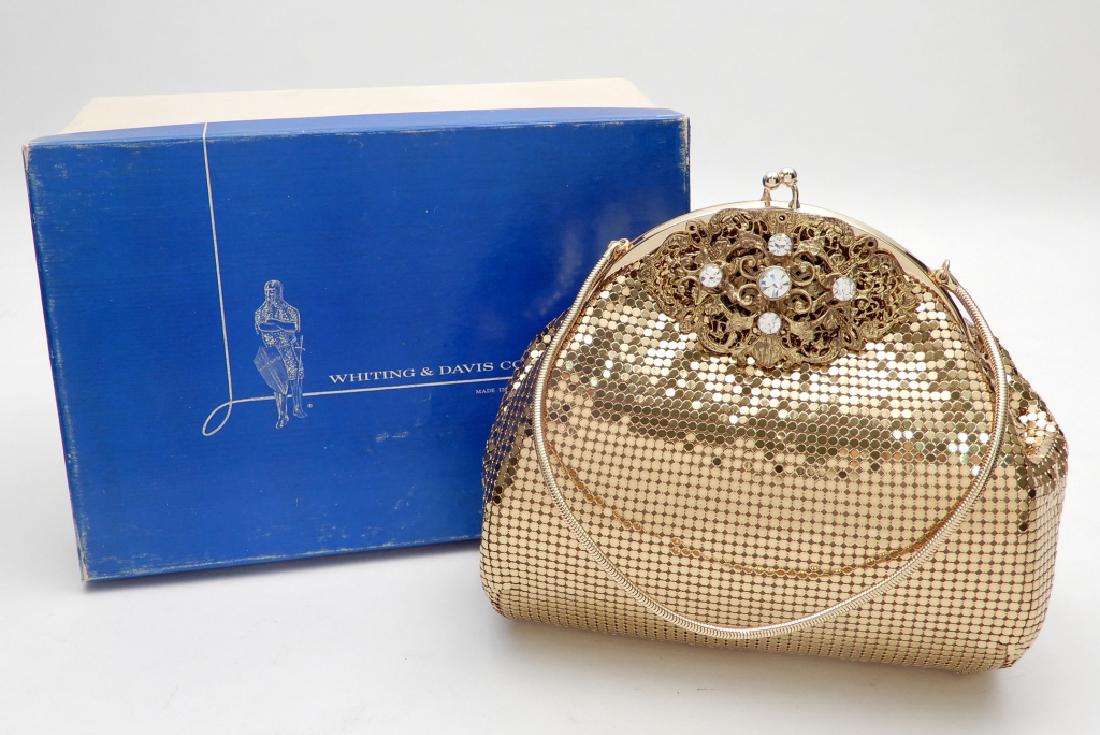Whiting and Davis mesh purse with original box (1 of 3)