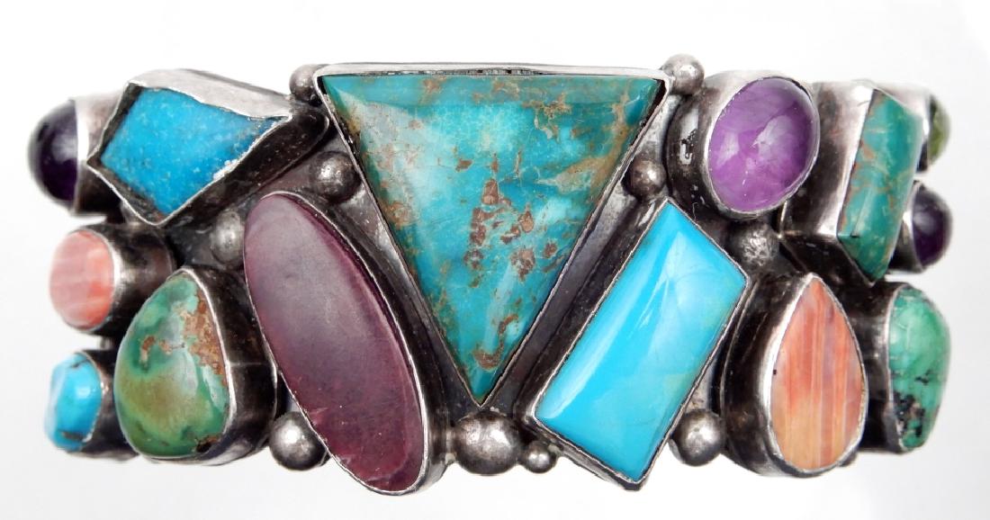 Sam Piaso Native American sterling silver and colored (1 of 4)