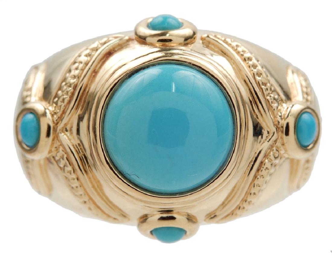 14k gold turquoise ring (1 of 3)