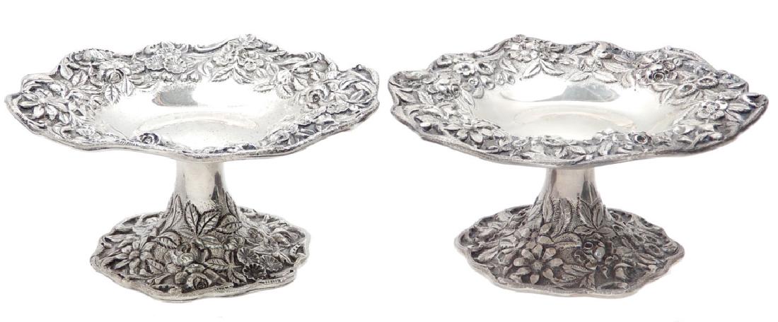 S. Kirk & Son sterling repousse compotes (1 of 4)