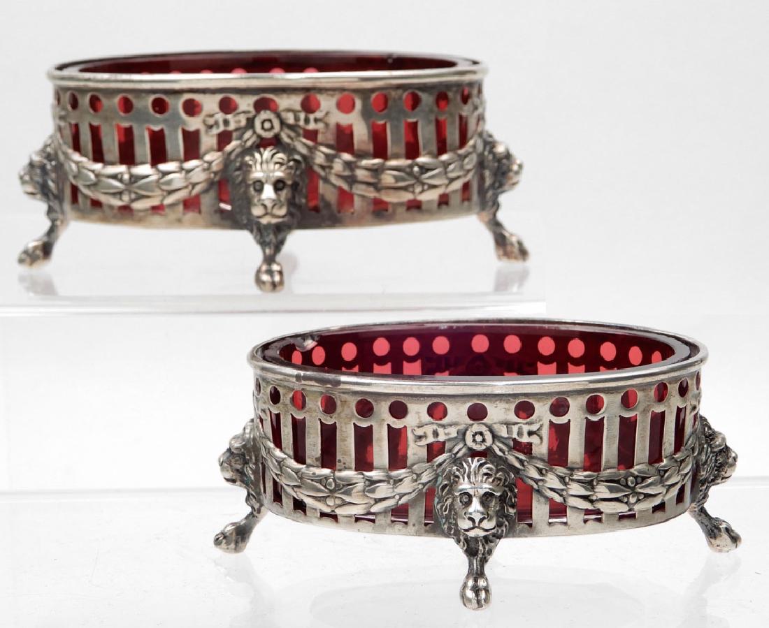 Pair of Graff, Washbourne & Dunn sterling master salts (1 of 4)