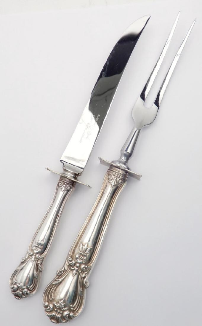 Web sterling handled carving set (1 of 3)