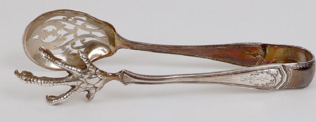 Sterling silver ice tongs (1 of 4)
