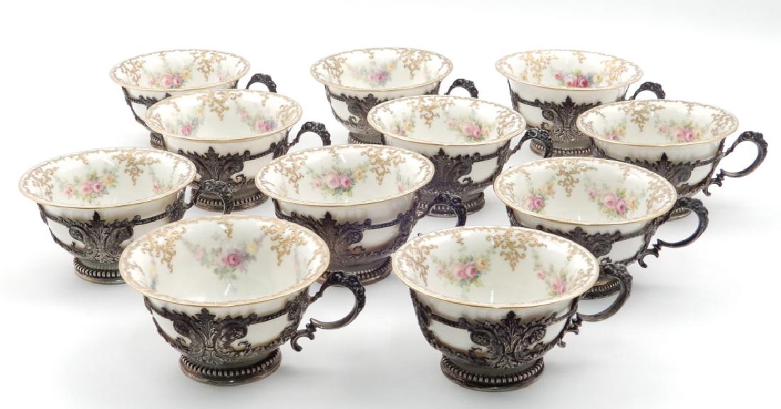 Tiffany & Co. sterling and Lenox porcelain cups (1 of 5)