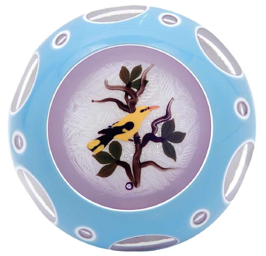 John Deacons art glass paperweight (1 of 3)