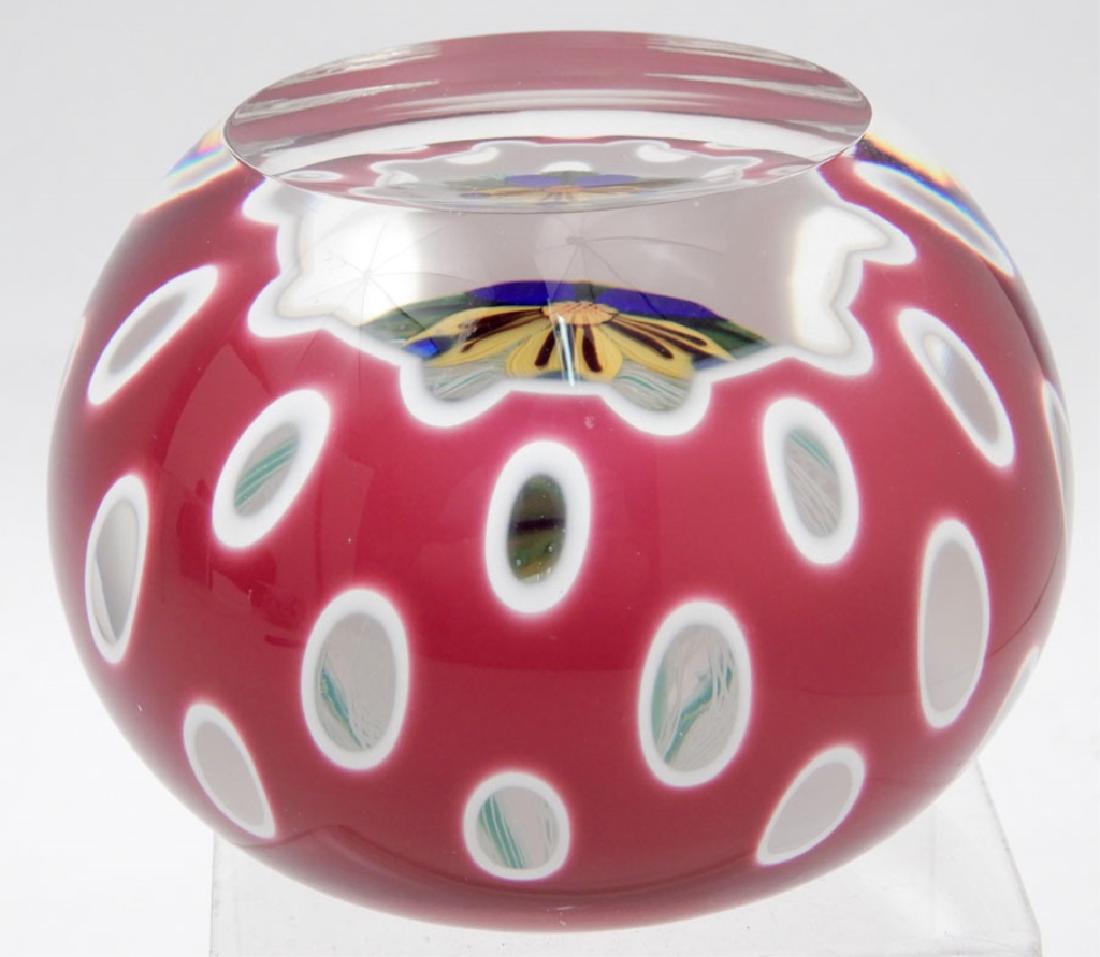 John Deacons magnum art glass paperweight (1 of 3)