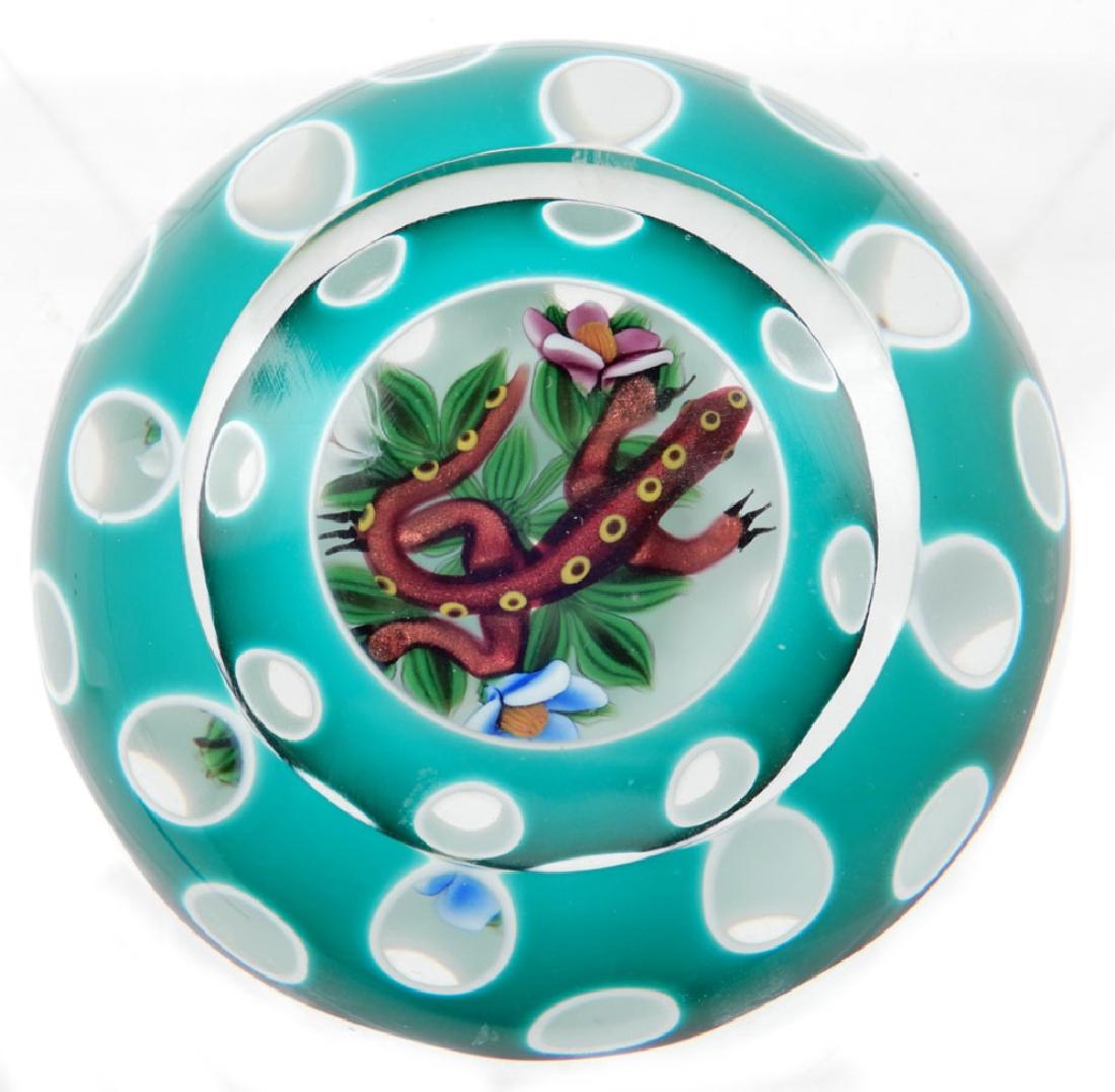 John Deacons art glass paperweight (1 of 4)