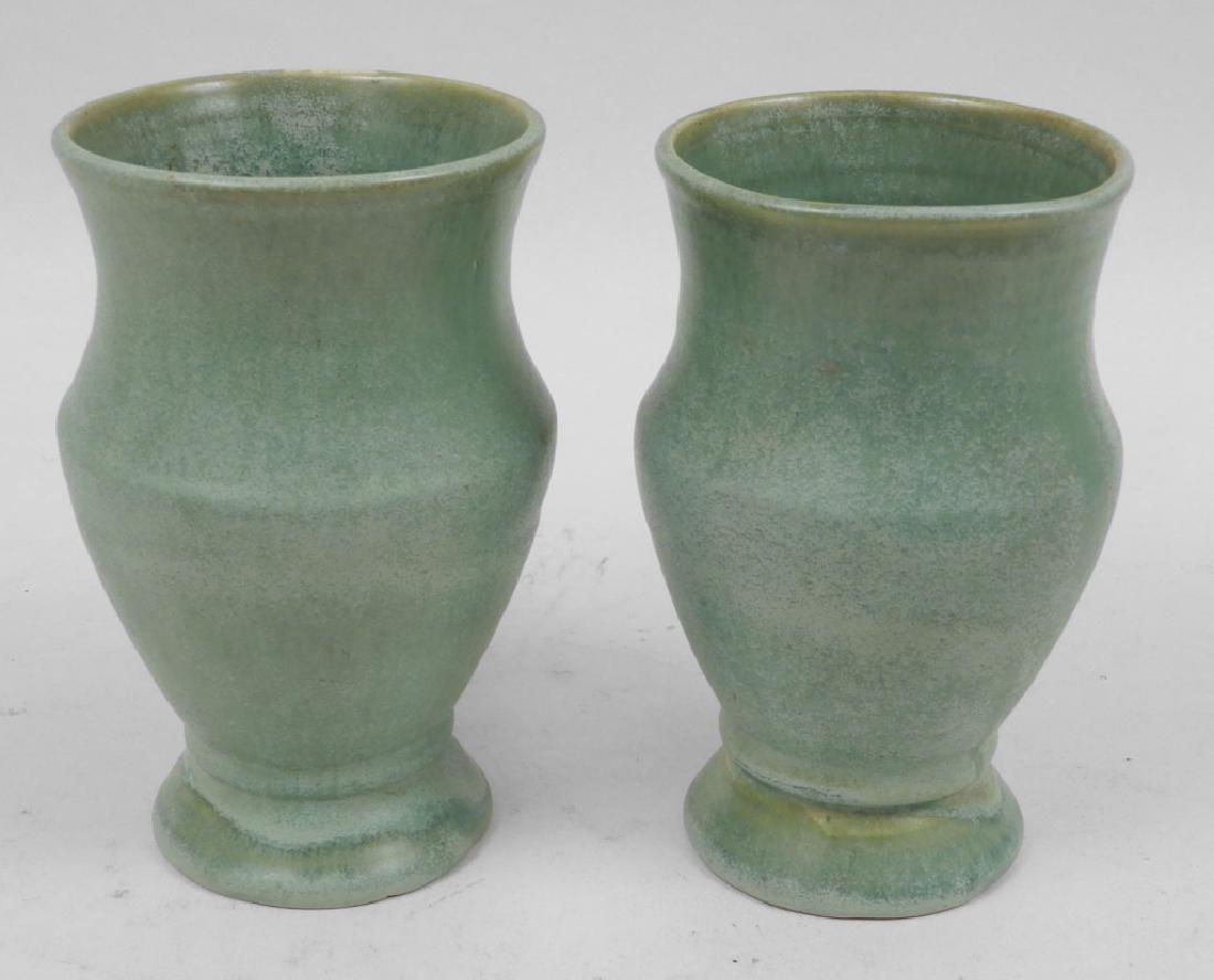 Pair of Fulper art pottery vases (1 of 4)
