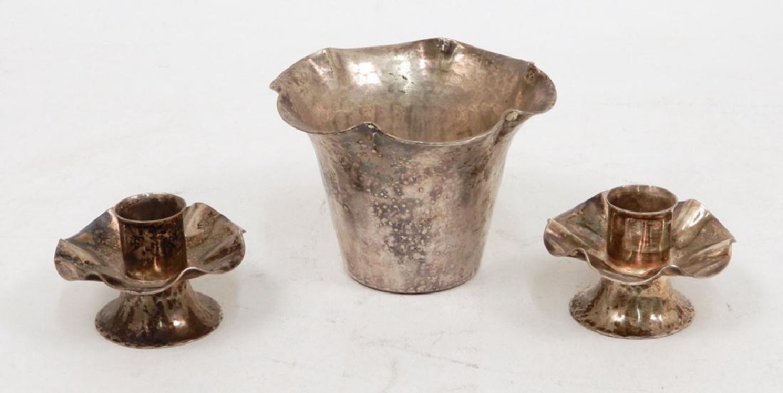 Roycroft silver plate three piece set (1 of 5)