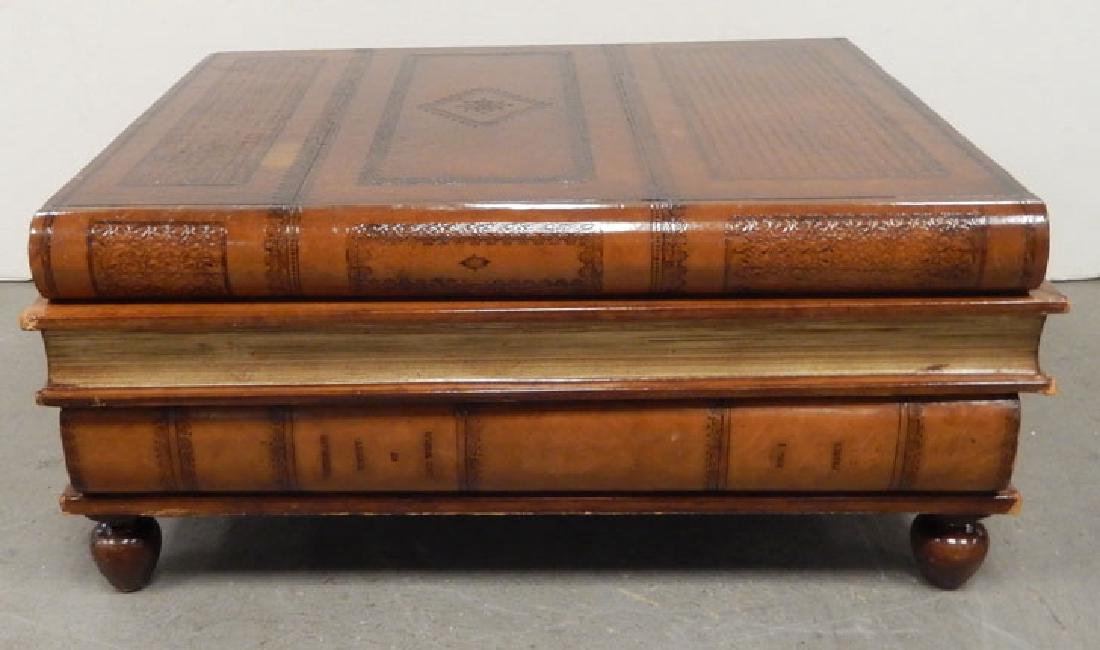 Maitland-Smith stacked books table (1 of 8)