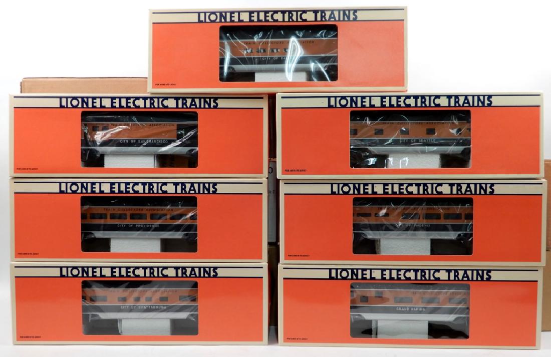 Seven Lionel TCA Passenger Cars in boxes (1 of 9)