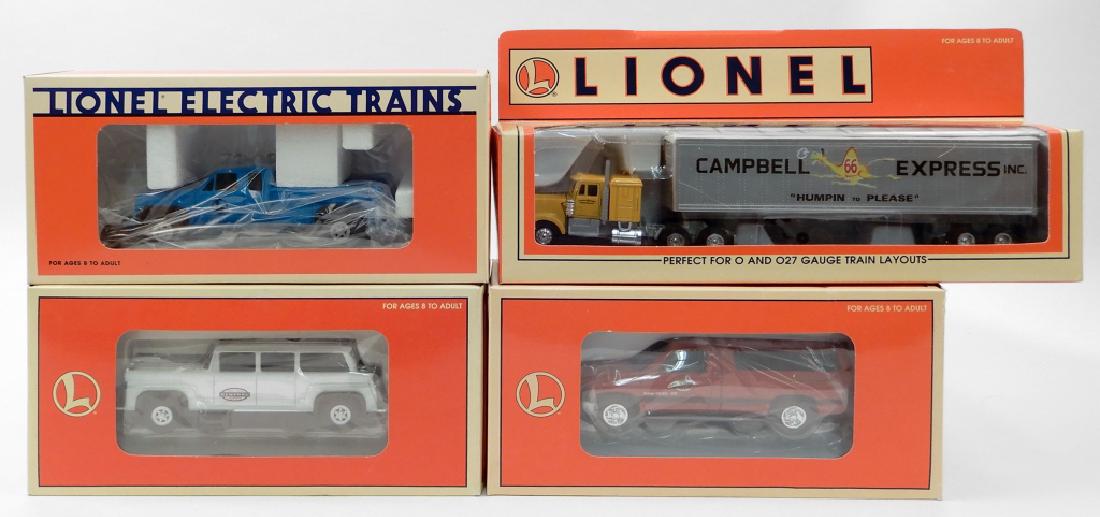 Four Lionel vehicles in original boxes (1 of 5)