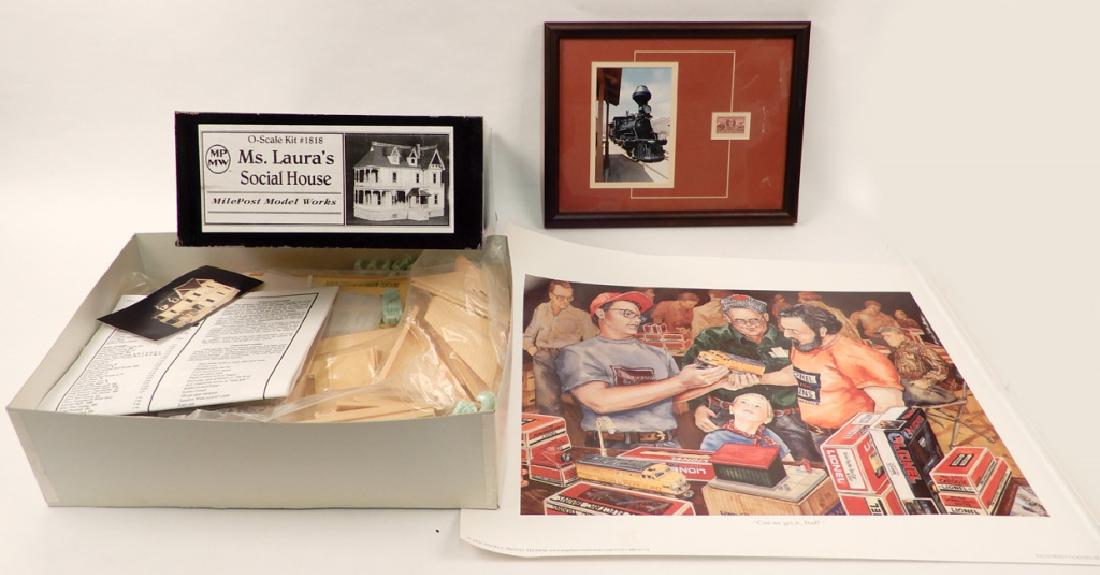 Scale Model Kit, Lionel Poster, Train Postage Stamp (1 of 4)