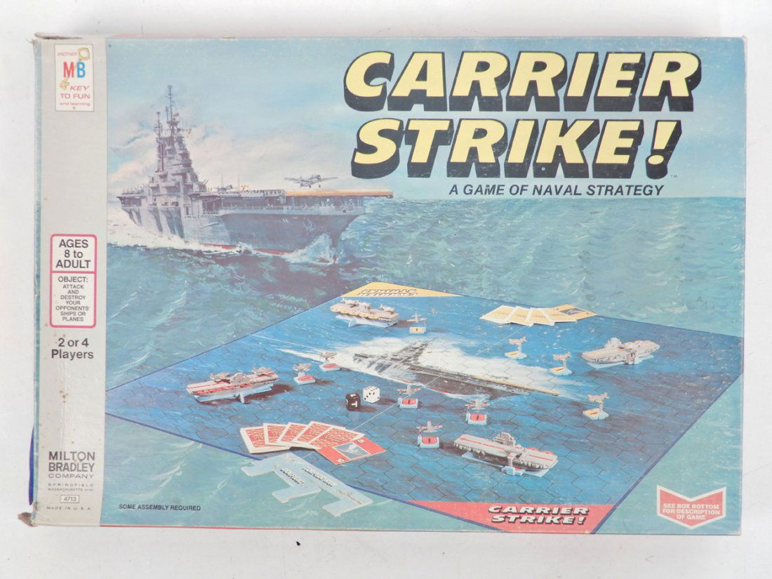 Three 1960's board games, includes Carrier Strike! (1 of 3)