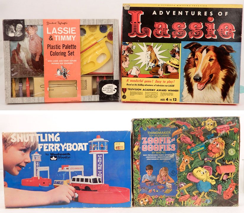 Four vintage toys in original boxes (1 of 12)