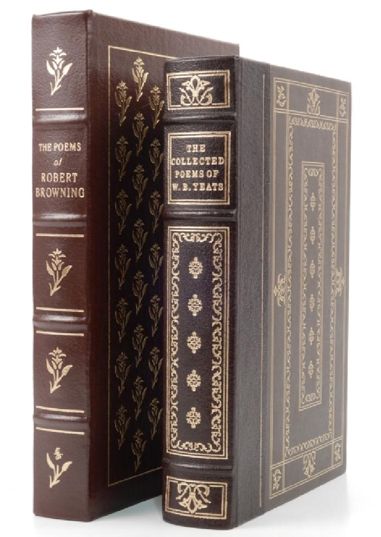 The Poems of Robert Browning and The Collected Poems of: The Poems of Robert Browning and The Collected Poems of W.B. Yeats, two books, includes The Poems of Robert Browning, 100 Greatest Books Ever Written Collector's Edition, Easton Press 1979 Illustrated