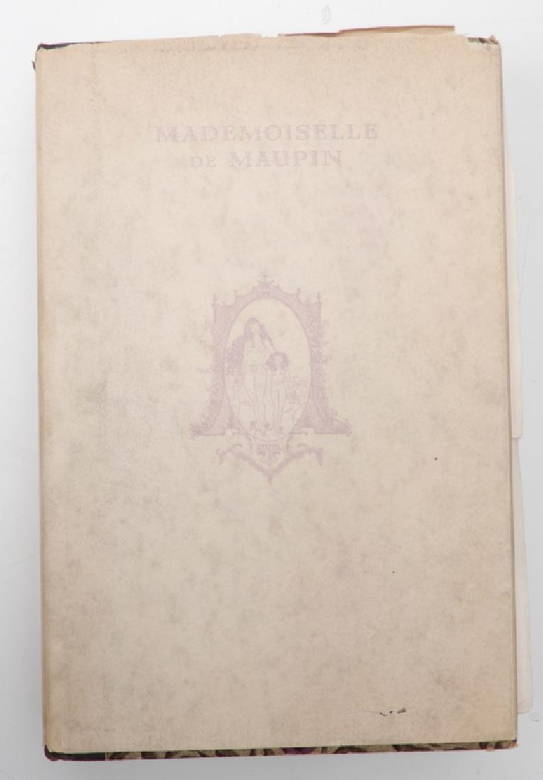 Mademoiselle De Maupin By Theophile Gautier: Mademoiselle De Maupin by Theophile Gautier, privately printed for the Pierre Louys Society in the United States of America 1927; 1202/1250 with twelve full page hors text erotic color illustrations b
