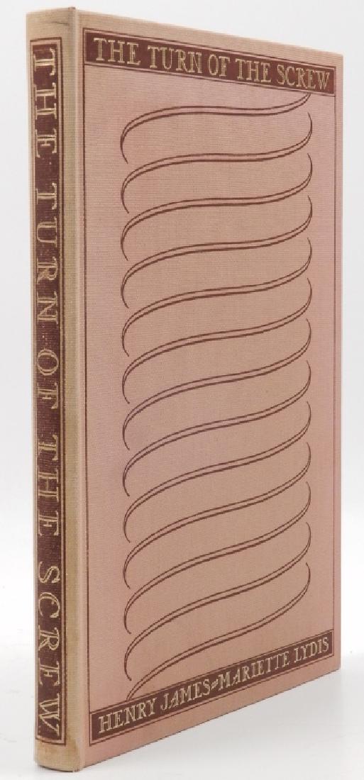 The Turn Of The Screw By Henry James: The Turn of the Screw by Henry James, the Limited Editions Club, Los Angeles 1949; 965/1500; pp.145 with drawings by Mariette Lydis; original gilt titled decorated boards, 7 3/4" x 11 1/2"