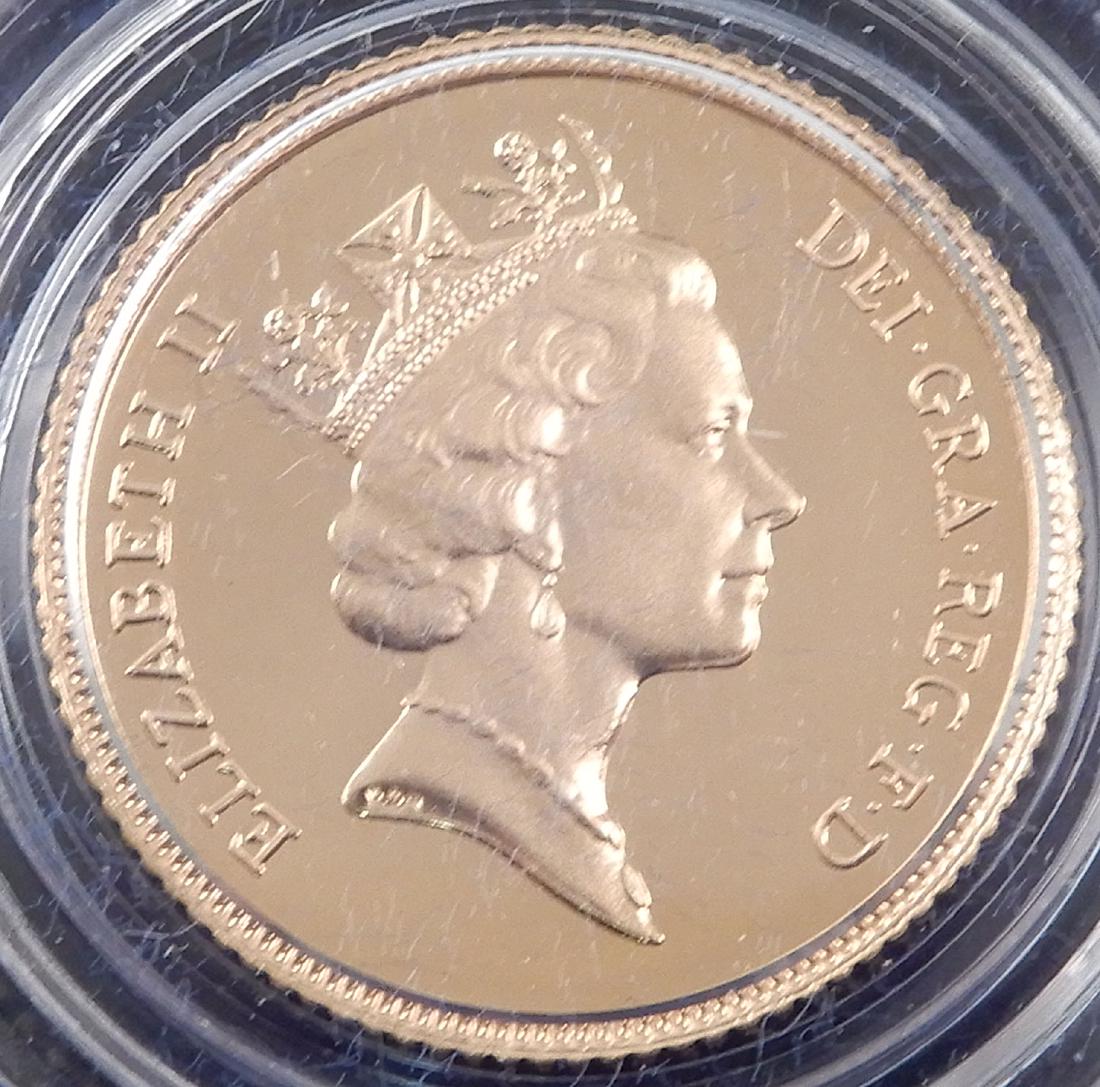 1985 Proof Gold Half-Sovereign from The Royal Mint (1 of 3)