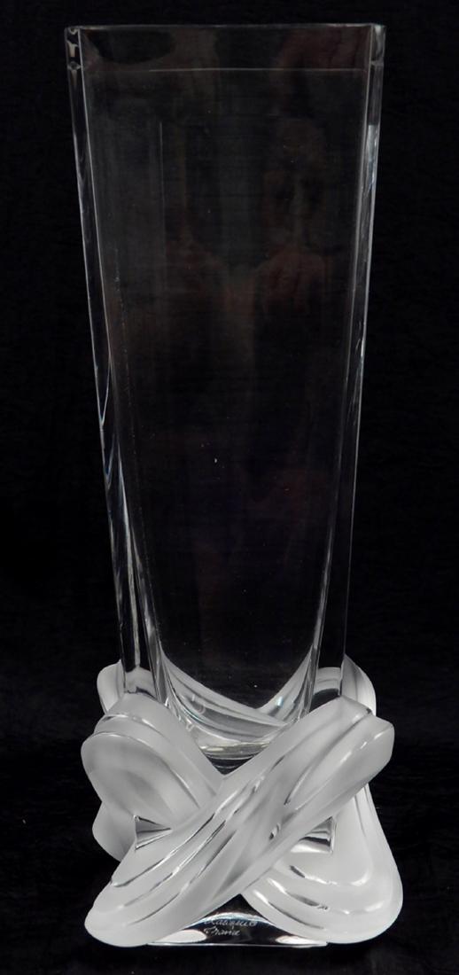 Lalique crystal Lucca vase (1 of 3)