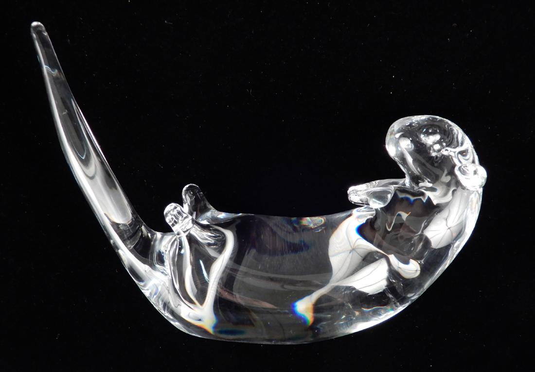 Steuben crystal Sea Otter (1 of 3)