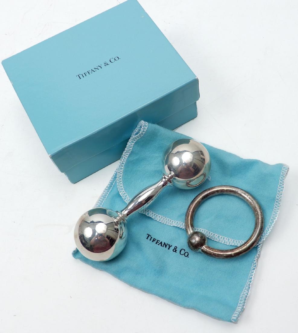 Two Tiffany & Co. sterling silver baby rattles (1 of 3)