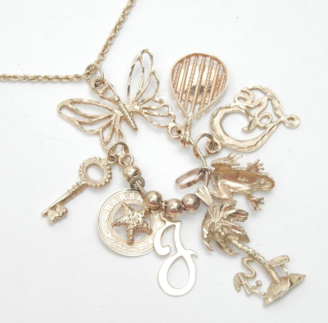 14k gold charm necklace (1 of 1)