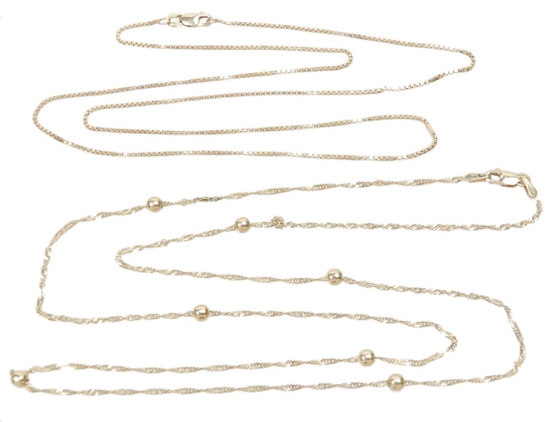 Two 14k gold chains (1 of 3)