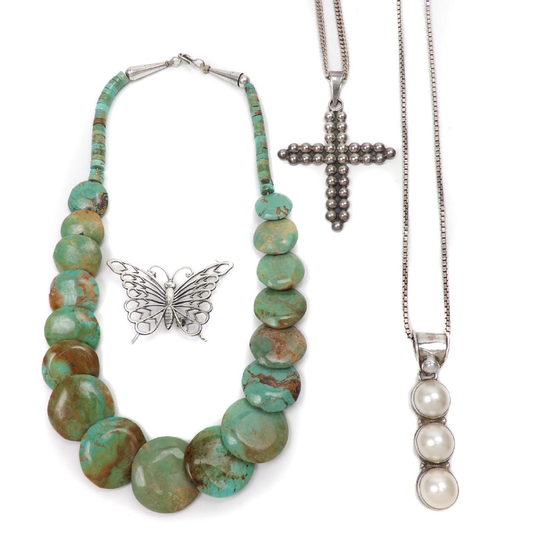 Sterling silver jewelry grouping (1 of 2)