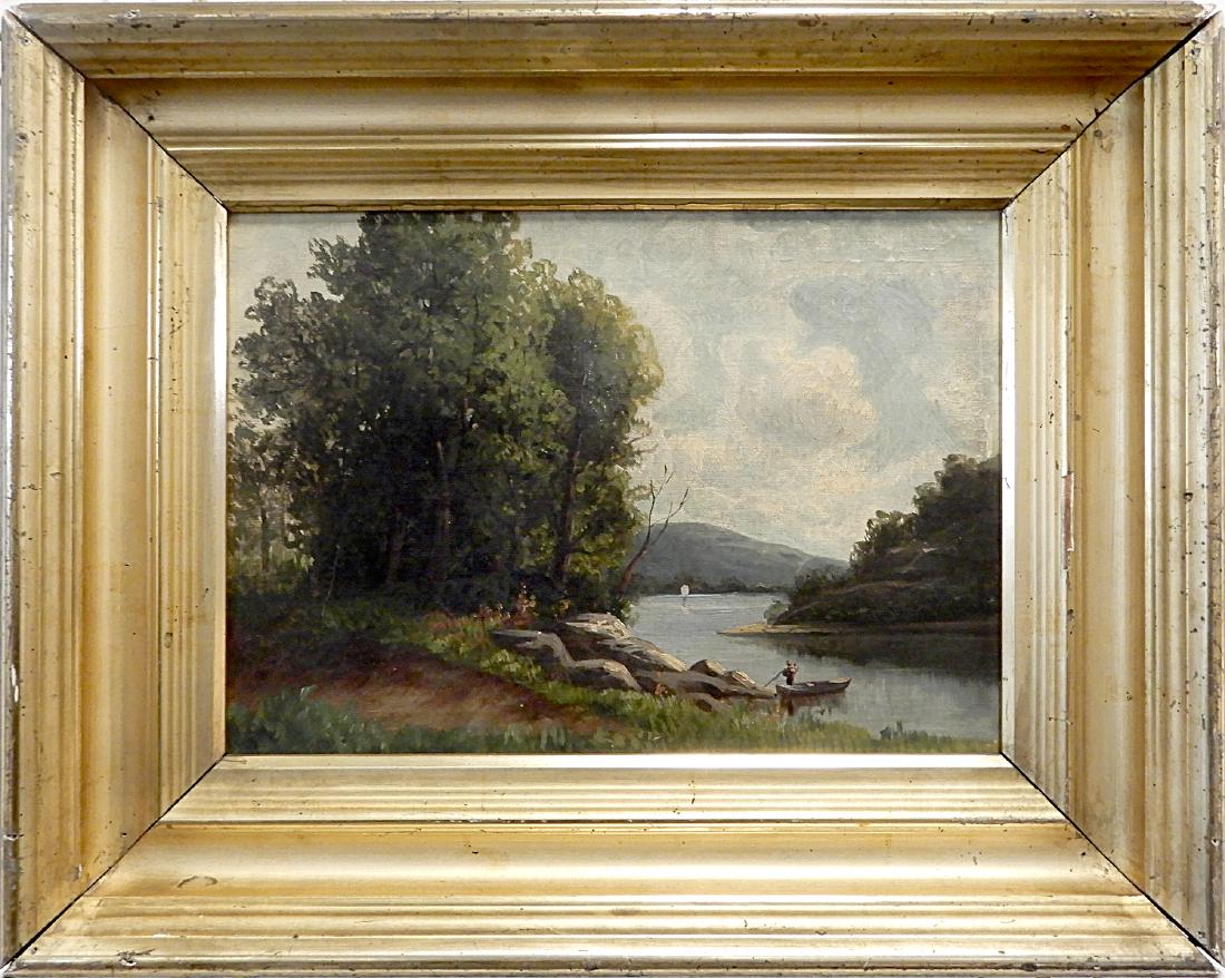 American School oil on canvas (1 of 3)