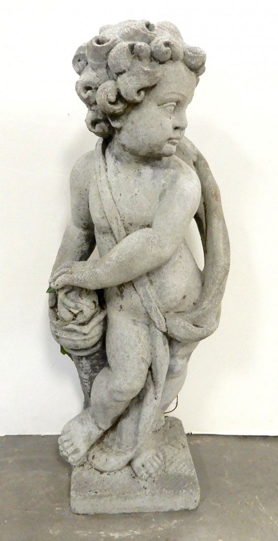Concrete garden cherub (1 of 1)