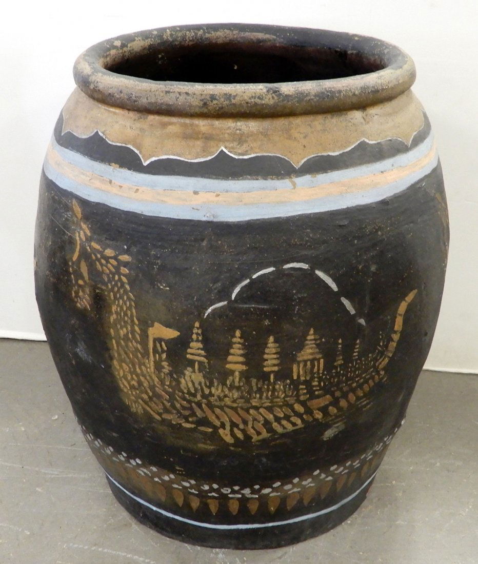 Chinese stoneware urn (1 of 3)