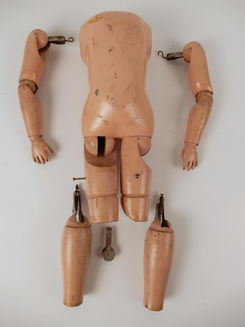 Lot of Schoenhut wooden doll body parts