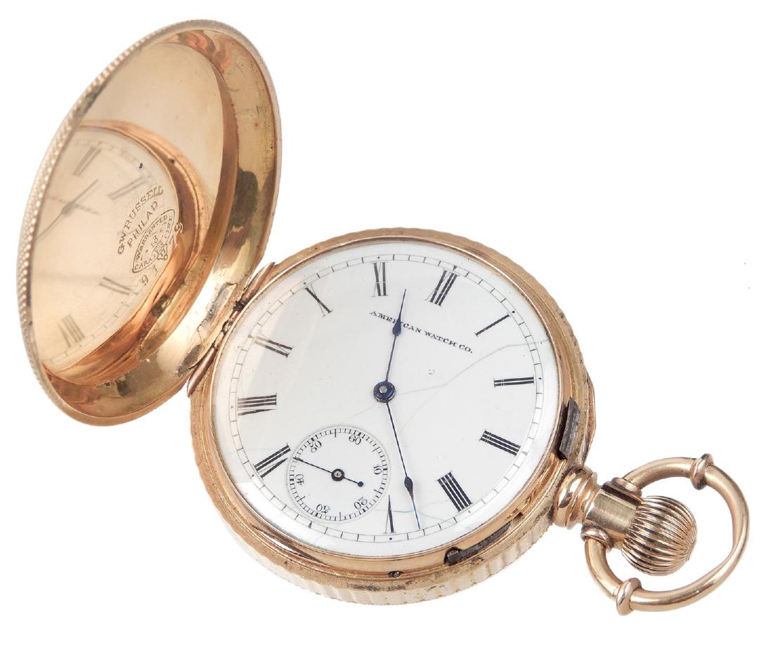 American Watch Co. 18k gold pocket watch