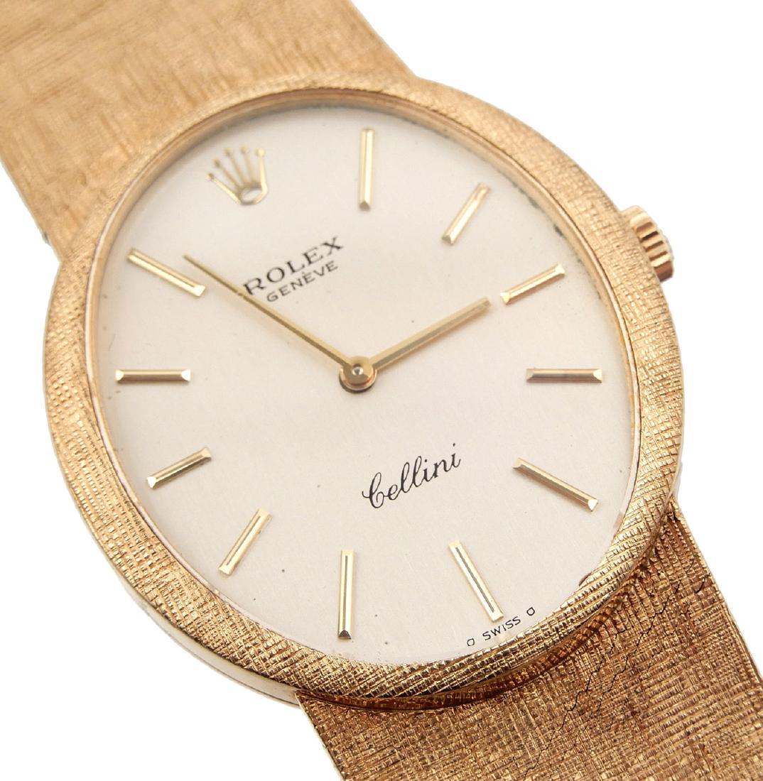 vintage rolex cellini 18k solid gold dress watch