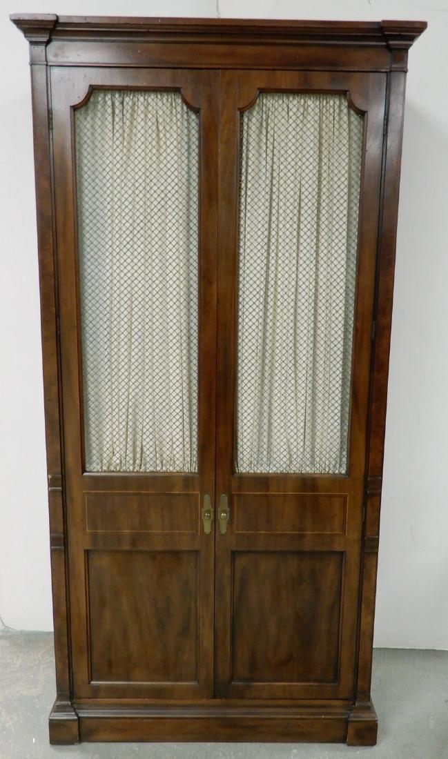 John Widdicomb cherry chifferobe: John Widdicomb cherry chifferobe, label inside, 76" x 36" x 18 1/2"