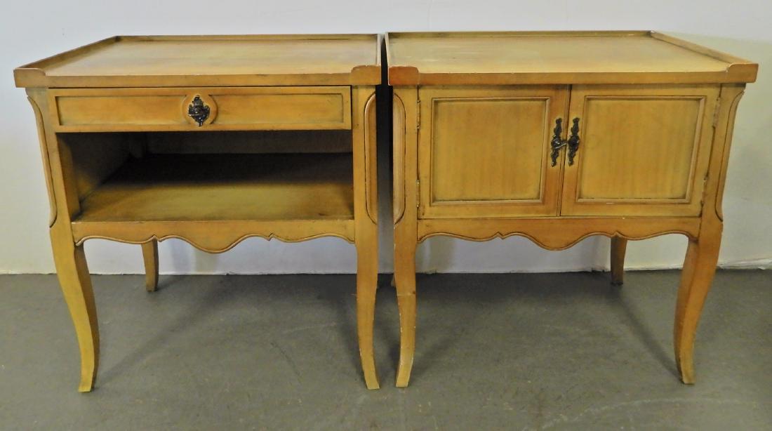 Pair of Milling Road nightstands: Pair of Milling Road nightstands, division of Baker Furniture Co., 25" high x 24" x 16"