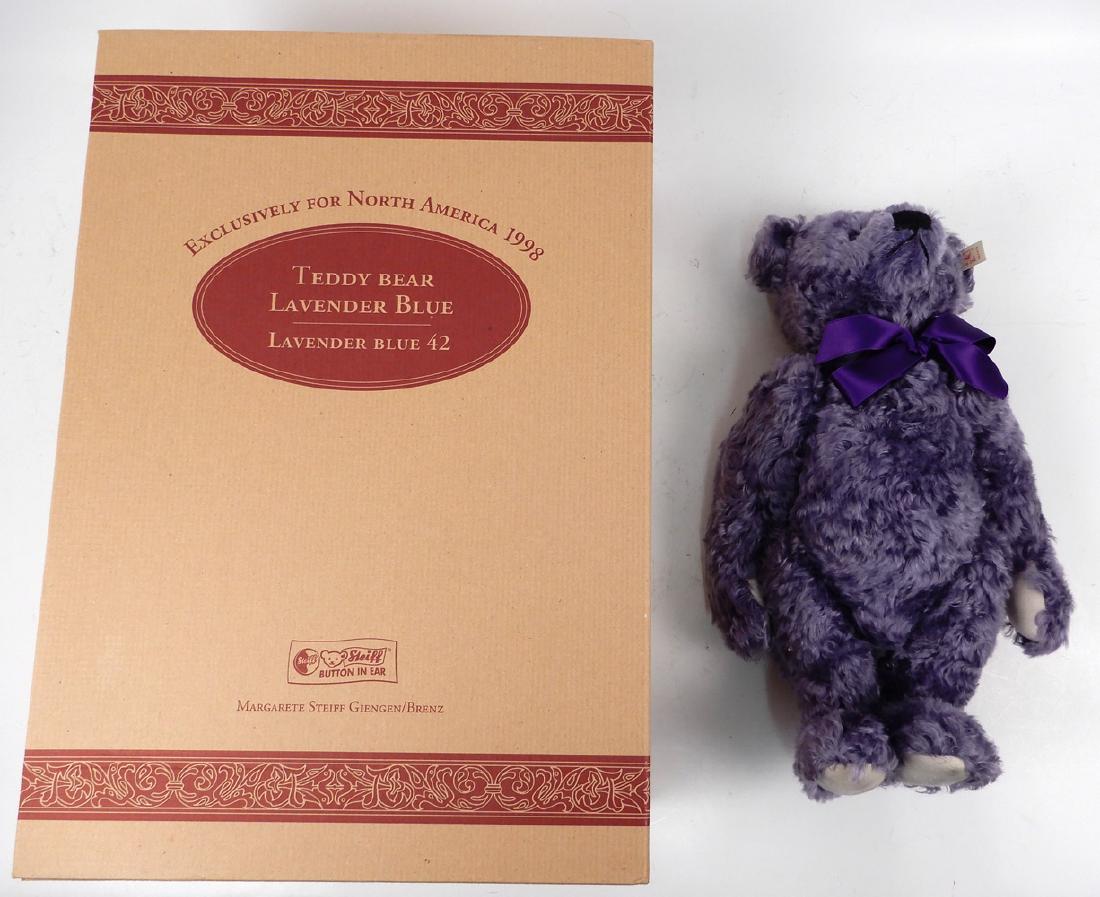 blue steiff bear