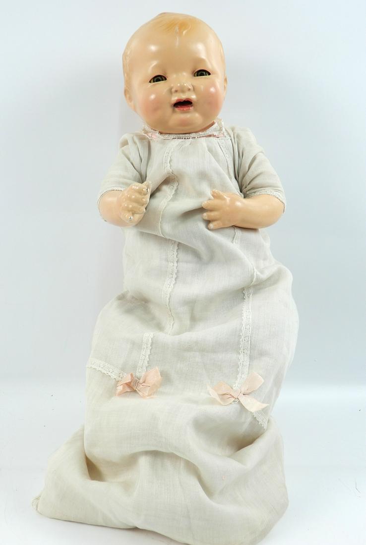 Largest size composition and cloth Effanbee Bubbles: Largest size composition and cloth Effanbee Bubbles, great face, sleep eyes