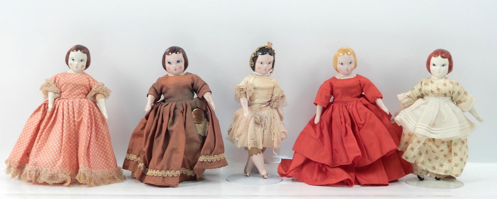 Antique and vintage lot of china head dolls (1 of 11)