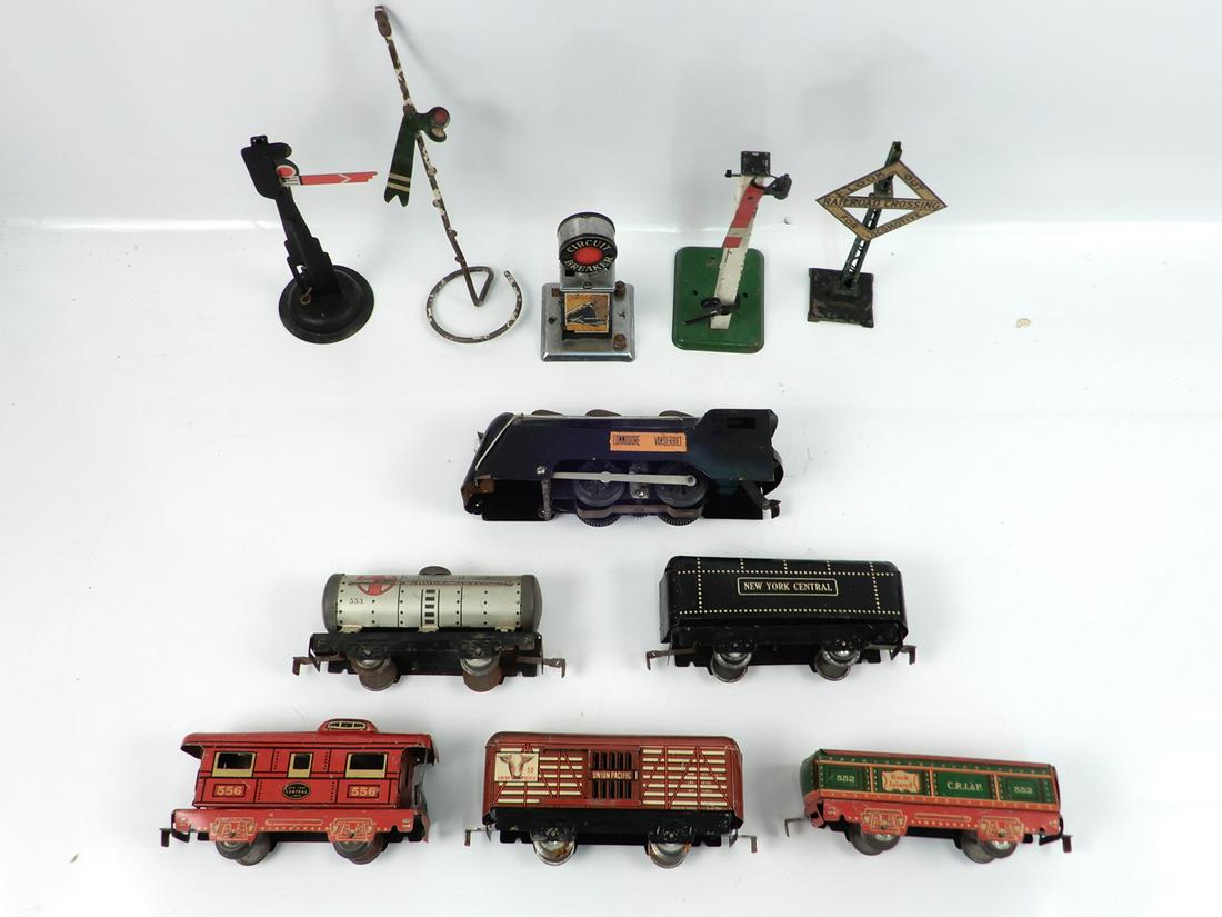 Marx Commodore Vanderbilt train set with accessories (1 of 3)