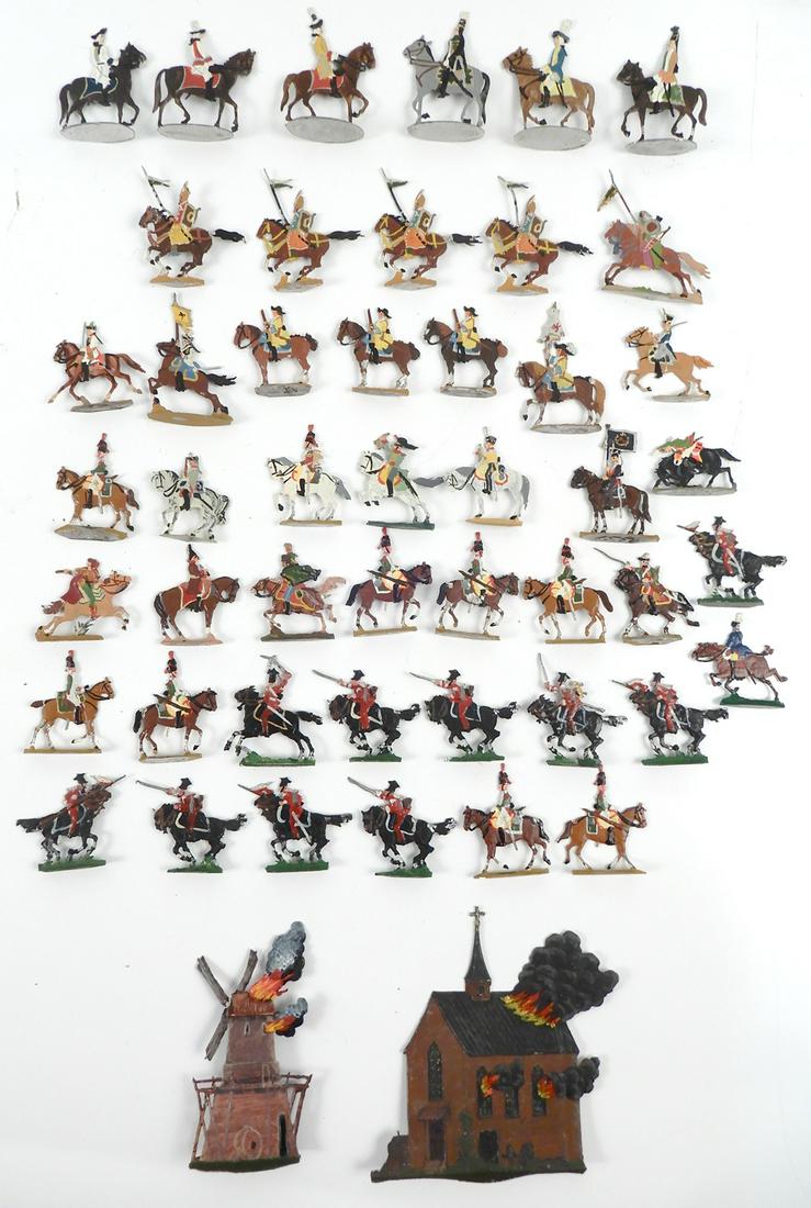 Flat Mounted Soldiers and Burning Buildings (1 of 1)