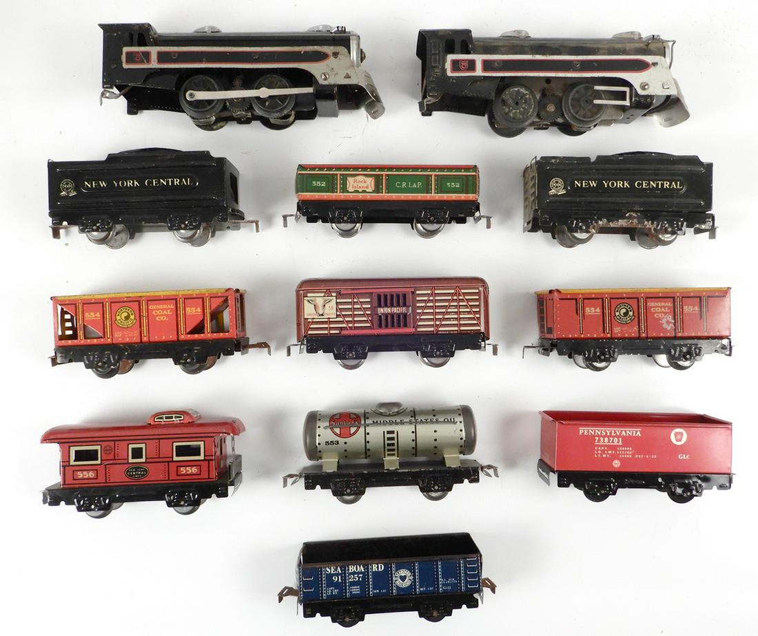 Two Marx tin New York Central Freight Electric Train (1 of 1)