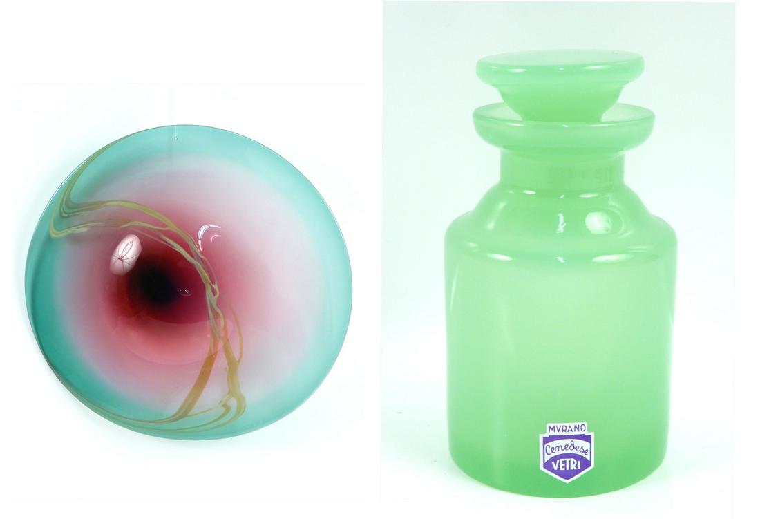 Murano Cenedese Vetri glass bottle (1 of 4)